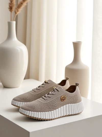Royalfashion Women's sporty lace-up sneakers Tobin