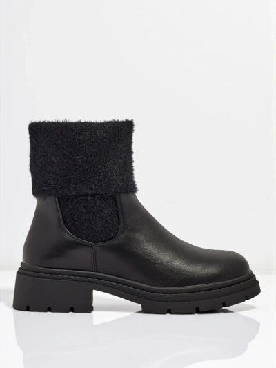 Naiste öko-nahast karvase voodriga saapad Kesy