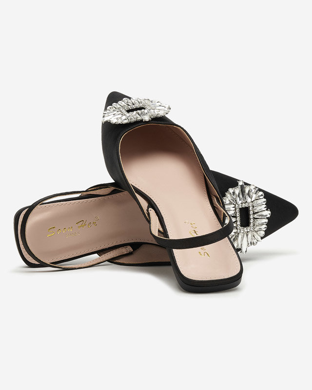 OUTLET Black ballerina slippers Etalli. Footwear