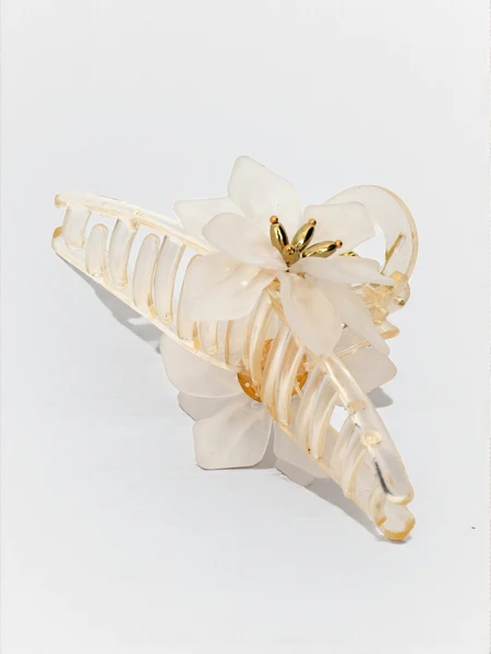 Royalfashion Hair Clip with Flower