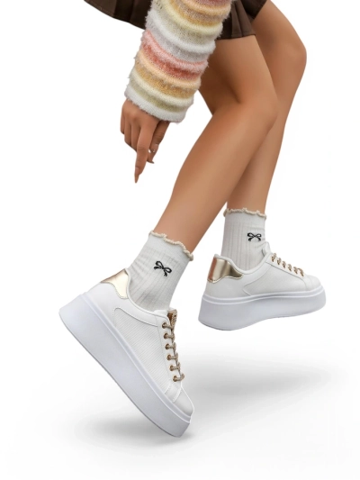 Royalfashion Naiste sportlikud sneakerid dekoratiivsete paeltega Eone