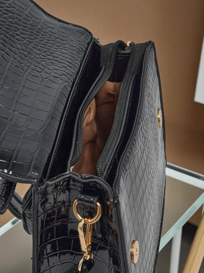 Patent Small Women's Faux Leather Handbag Veluna