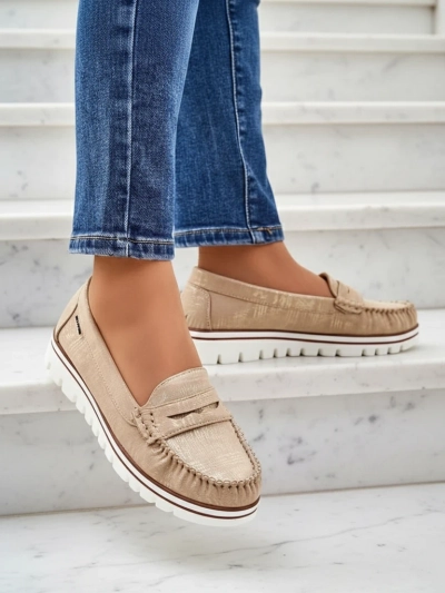 Royalfashion Naiste ökoloogilised suede mokasiinid Bellisse