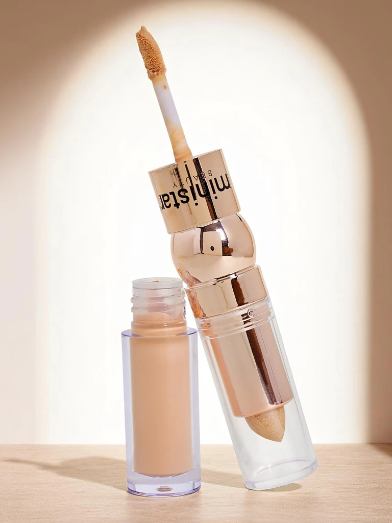 Stick highlighter and liquid concealer for face 2-in-1 Golden Biscut