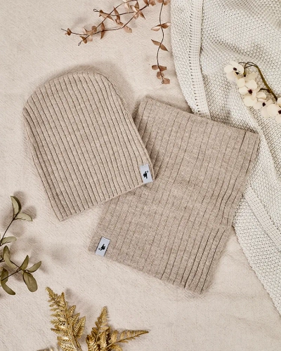 Royalfashion Universal Winter Set - beanie hat with a cowl