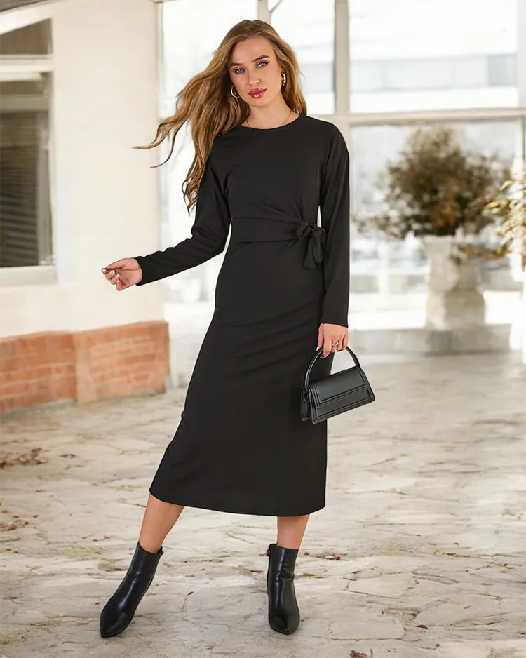 Royalfashion Naiste midi-kleit