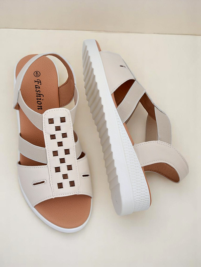 Royal Fashion Women's Sora Low Wedge Sandals