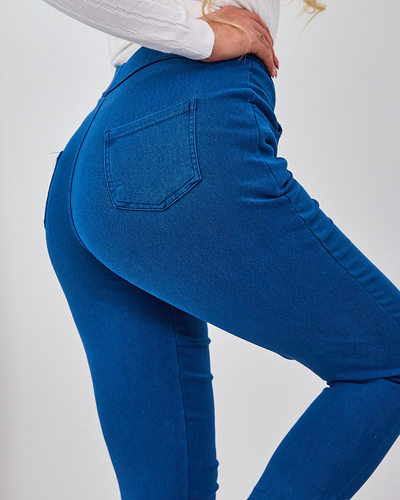 Royalfashion Women's teggings pants in blue color