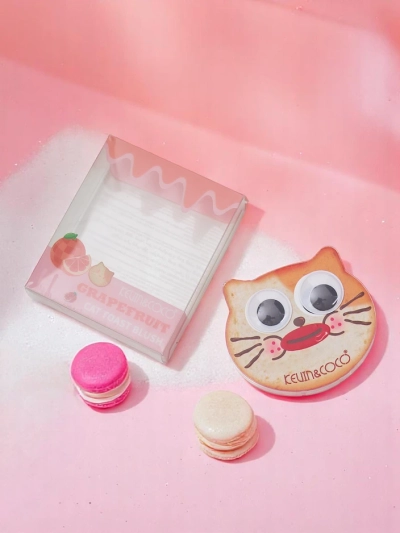 Kevin&Coco Cat Toast Blush Pressed Blush Grapefruit