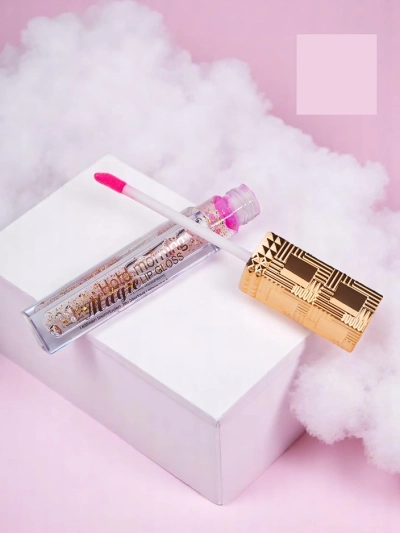 Colorless Lip Gloss 24K moisturizing with golden particles