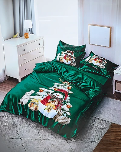 Royalfashion Рождественское постельное белье 160x200 3-х предметный комплект