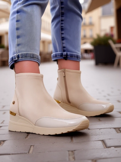 Royalfashion Women's ankle boots on a wedge Zarricos