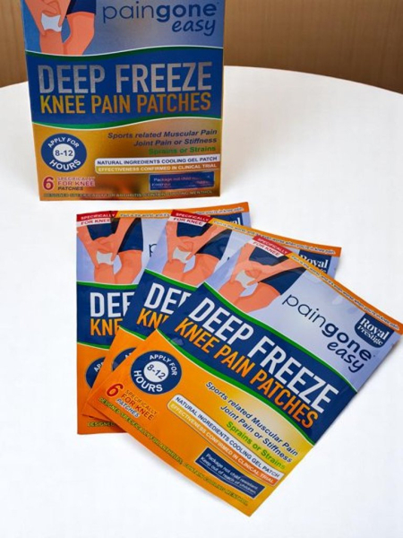 Cooling pain relief patches for knees (6 pcs.)