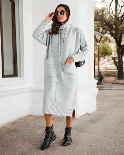 Royalfashion Women's long sweater dress