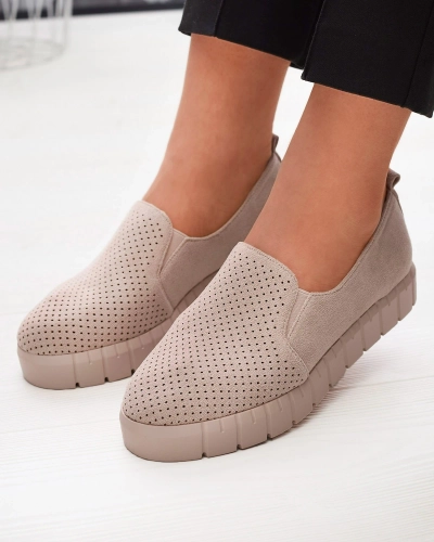 Naiste auklikud pulbrilised slip on sneakers Cegeti - Jalatsid