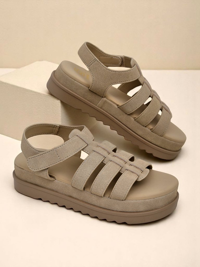 Naiste sandaalid Royalfashion Helena Classico platvorm helepruun