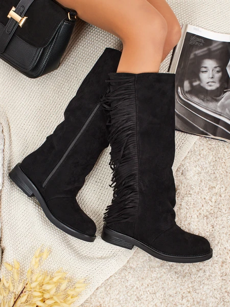 Women's Eco-Suede Boots with Upper Ravion