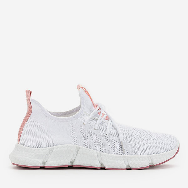 White and pink women's sports shoes Baym - Footwear