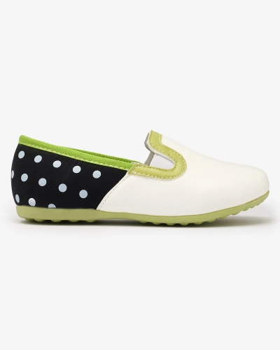 Valged tüdrukute ökonahast poolsaapad Rellme- Footwear