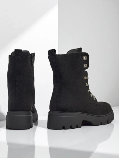 Женские ботинки Tessaro из эко-замши на шнуровке