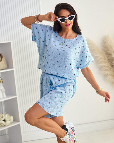 Royalfashion Naiste puuvillane suvekomplekt