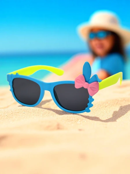 Royalfashion Bunny Shine Children's Sunglasses with Decorations