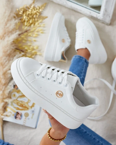 Royalfashion Women's platform sports sneakers Calomie