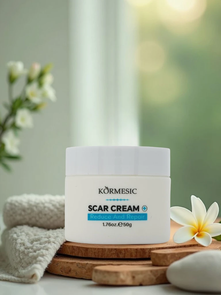 Scar cream supports skin regeneration