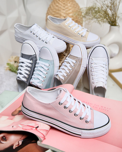 Royalfashion Women's Classic Lace-up Sneakers Ogisea