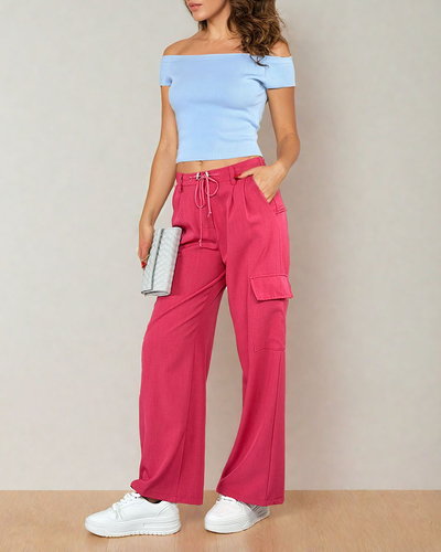 Royalfashion Women's wide pants with pockets