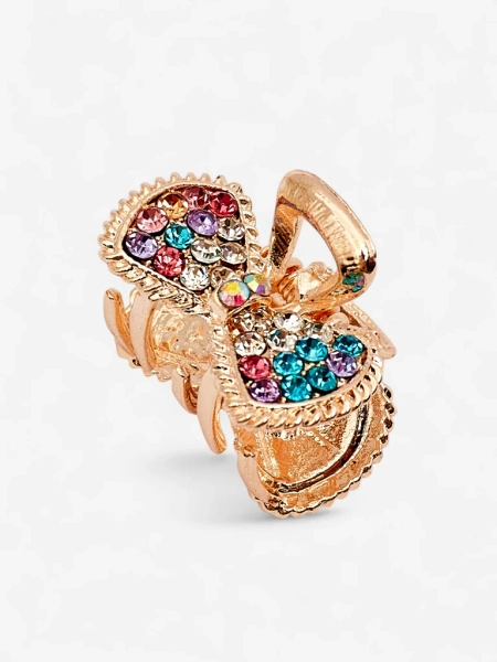 Royalfashion Juukseklamber Sätendavate Rhinestone’idega Sparkle Twirl