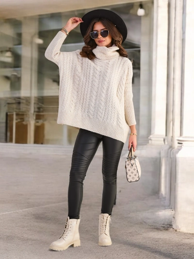 Royalfashion Naiste turtlenekaelusega kampsun