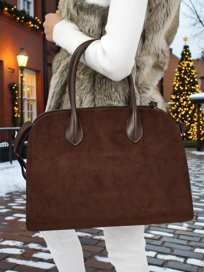 Женская сумка-шоппер Dorelle из эко-замши