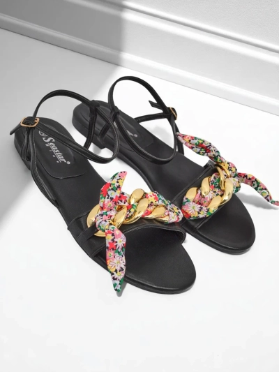 Royalfashion Naiste sandaalid tasasel tallal BareLuxe