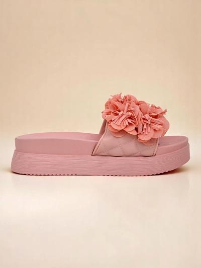 Royal Fashion Women's Freesia Sandals with Small Flowers