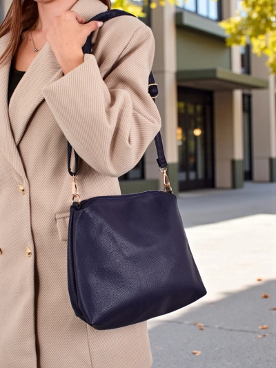 Kõrge naiste shopper-käekott, 2-osaline ökonahast Hollow Grace