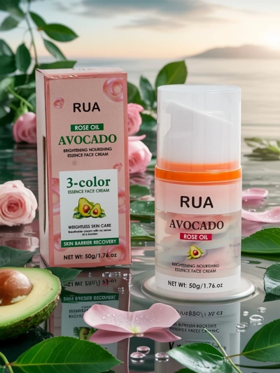 RUA Moisturizing Face Cream with Avocado and Rose Oil