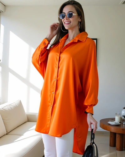 Royalfashion Long women's oversized shirt