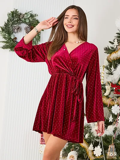 Royalfashion Kvinnur kjóli við sirkóníur