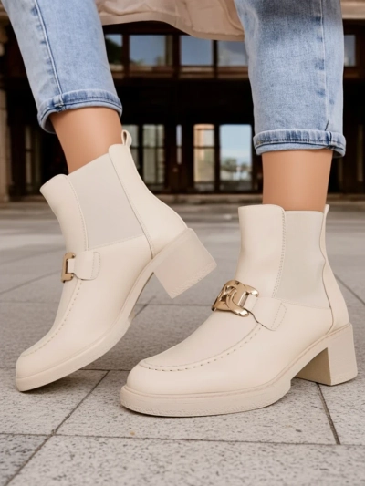 Женские ботинки Royalfashion с низким каблуком Ewios