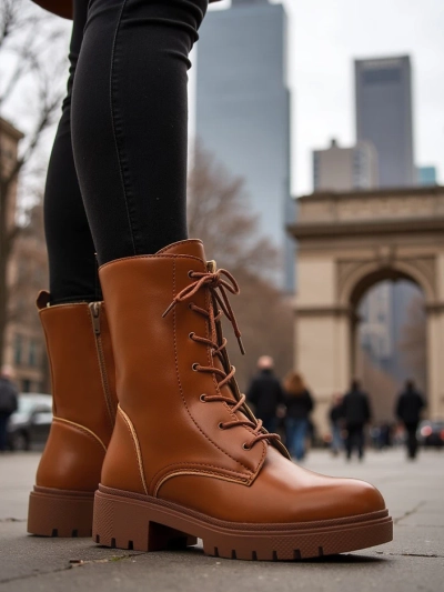 Royalfashion Naiste Bumalo nöörsaapad