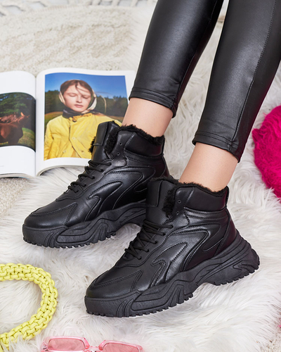 Royalfashion Forraffi fur insulated women's sneakers