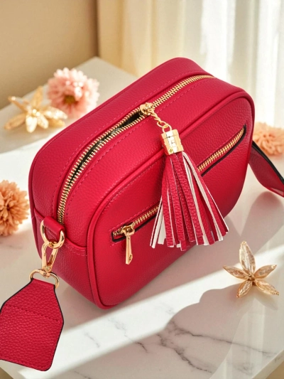 Royalfashion Small Women's Eco-Leather Handbag with Colorful Strap Kovi Lace