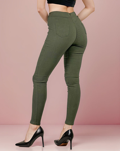 Royalfashion Женские брюки-теггинсы с высокой талией