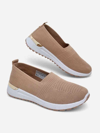 Женские текстильные туфли-слипоны Royalfashion Perfeti