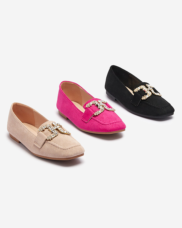 Женские черные мокасины Jaorica- Footwear