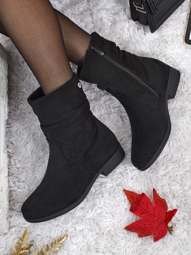 Norvia Women's High Eco Suede Ankle Boots