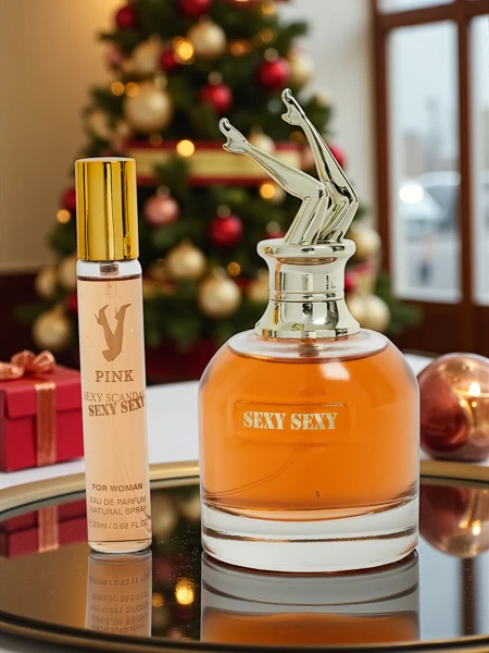 Komplekt Inspirowana naiste parfüümvesi ja parfüüm Scandal Pink Sexy