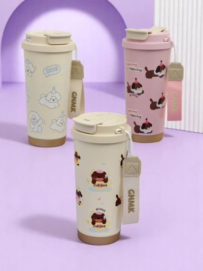 Royalfashion Termosmugiga korv, õled ja soon Happy Dog