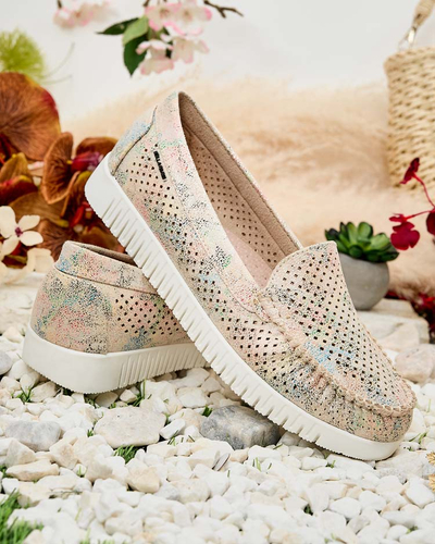 Royalfashion Женские ажурные мокасины Nafis